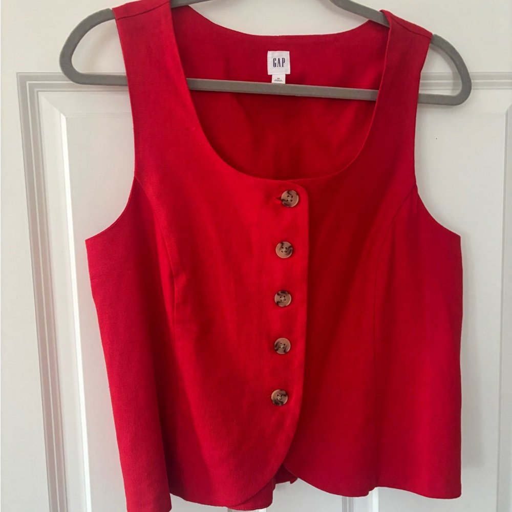 GAP Women's Scarlet Sleeveless Short Set